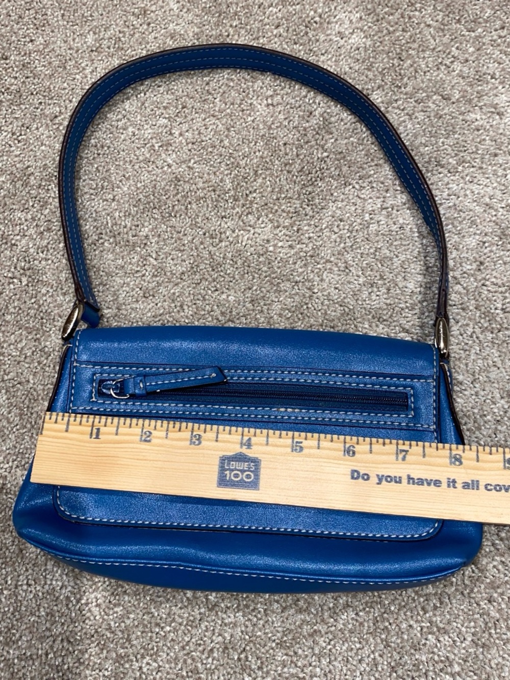 Nine West Blue Y2K Purse Handbag - Picture 7 of 8